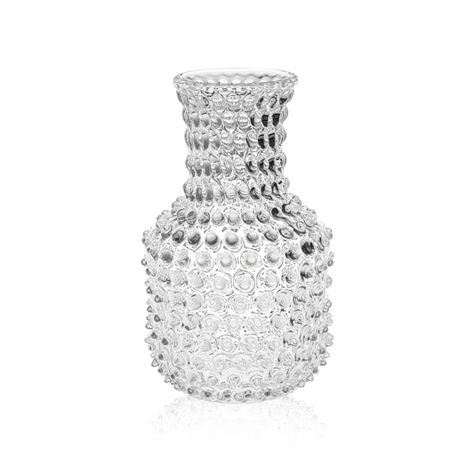 Clear Hobnail Carafe