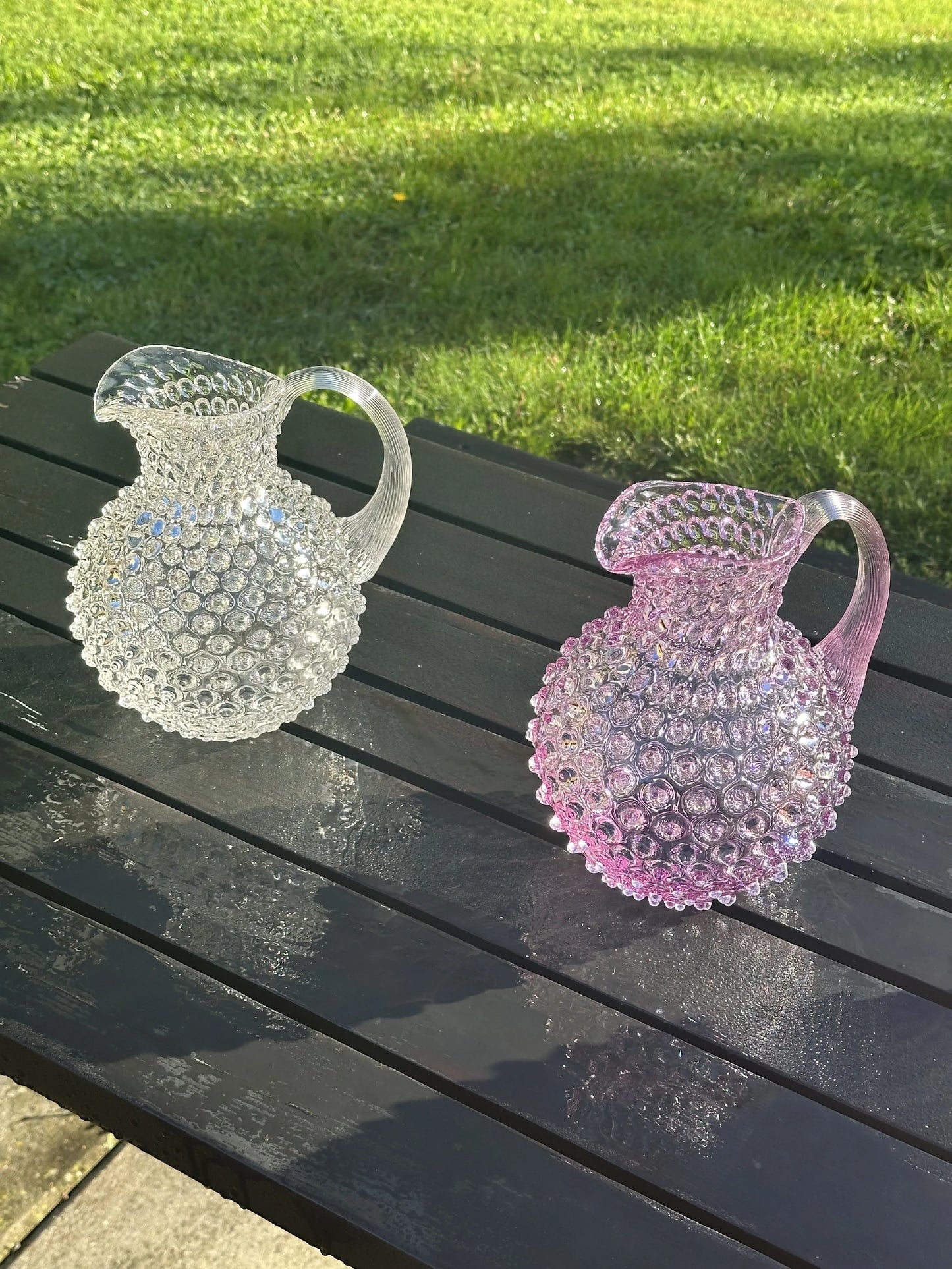 Paris Hobnail Jug 2L Crystal