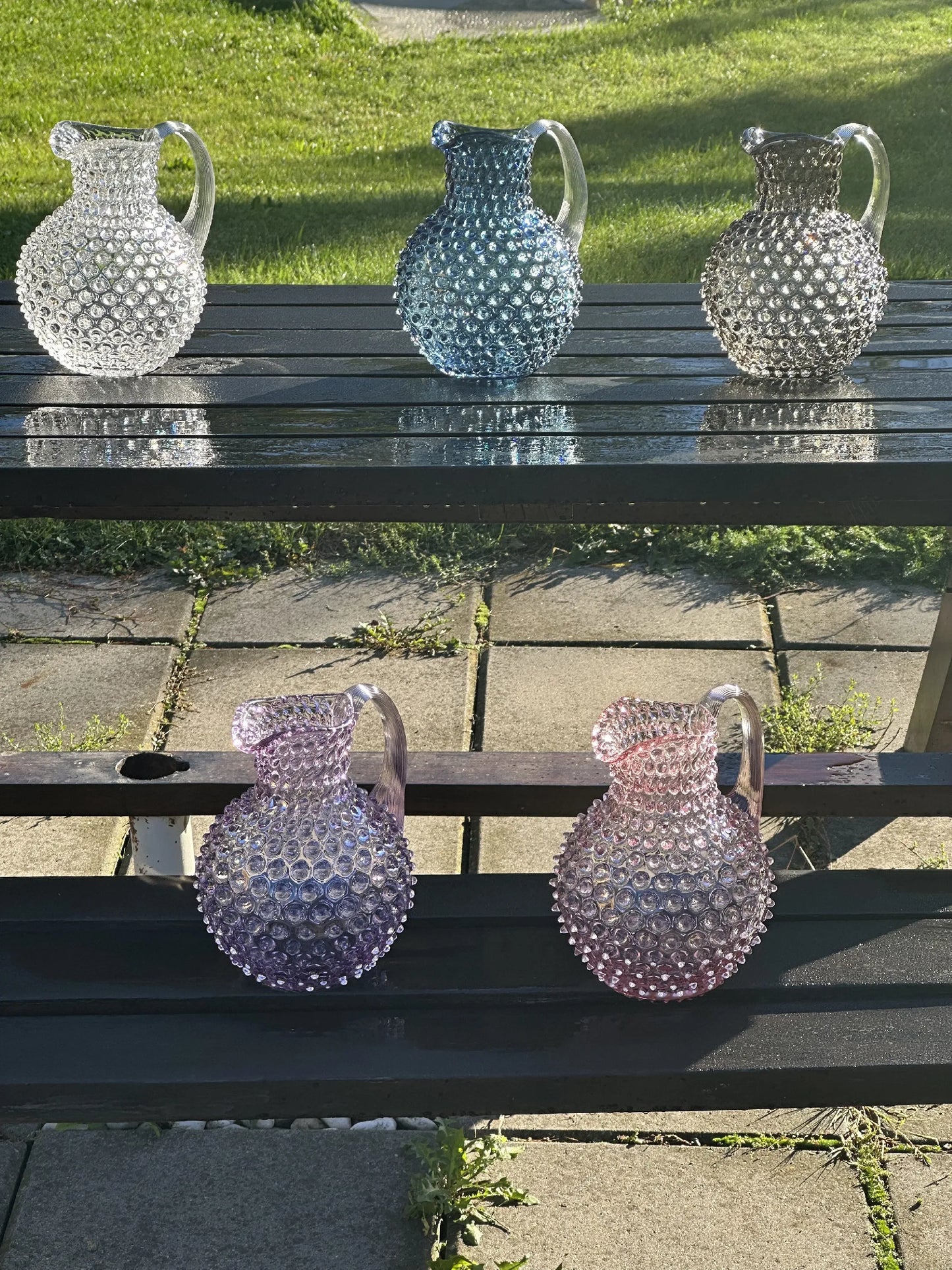 Paris Hobnail Jug 2L Crystal