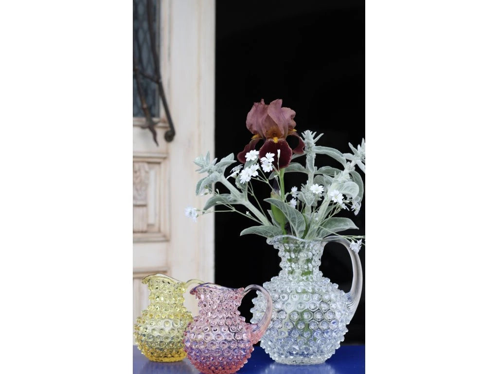 Clear Hobnail Jug