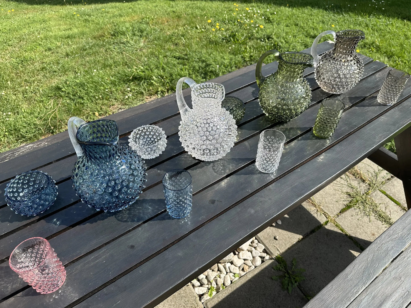 Paris Hobnail Jug 2L Crystal