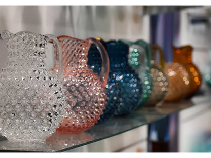 Clear Hobnail Jug