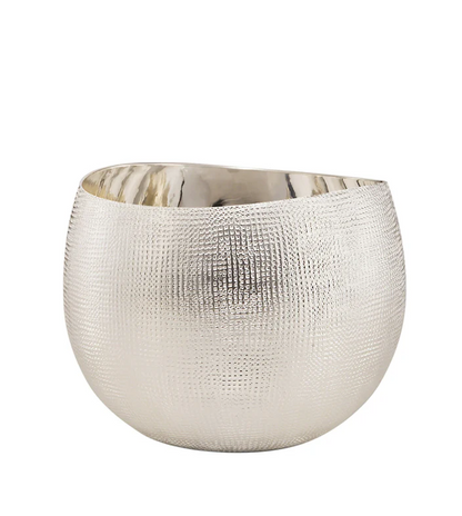 Velvet Glass Silvered Brass