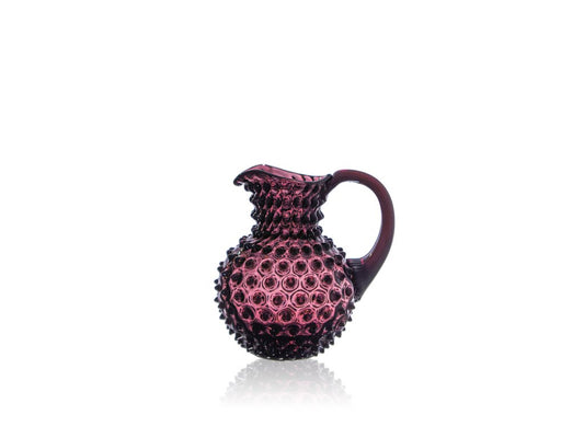 Violet Hobnail Jug 1L