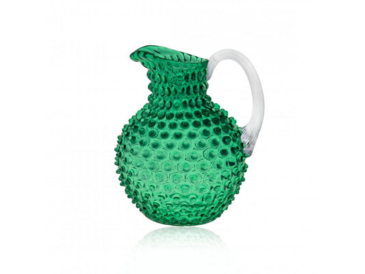 Underlay Dark Green Hobnail Jug