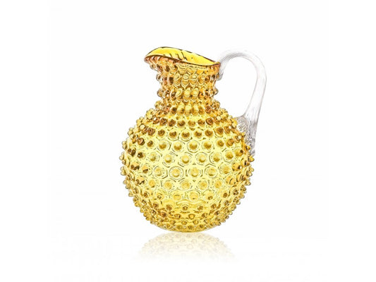 Underlay Amber Hobnail Jug