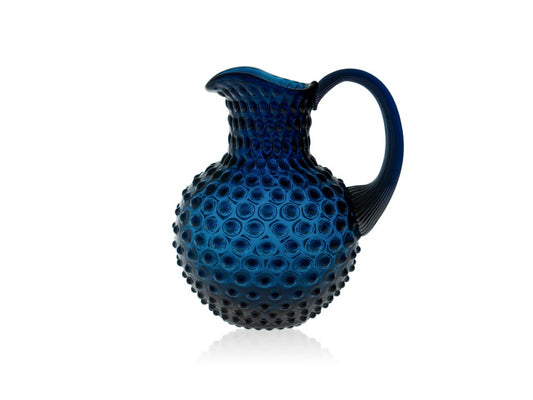 Royal Blue Hobnail Jug