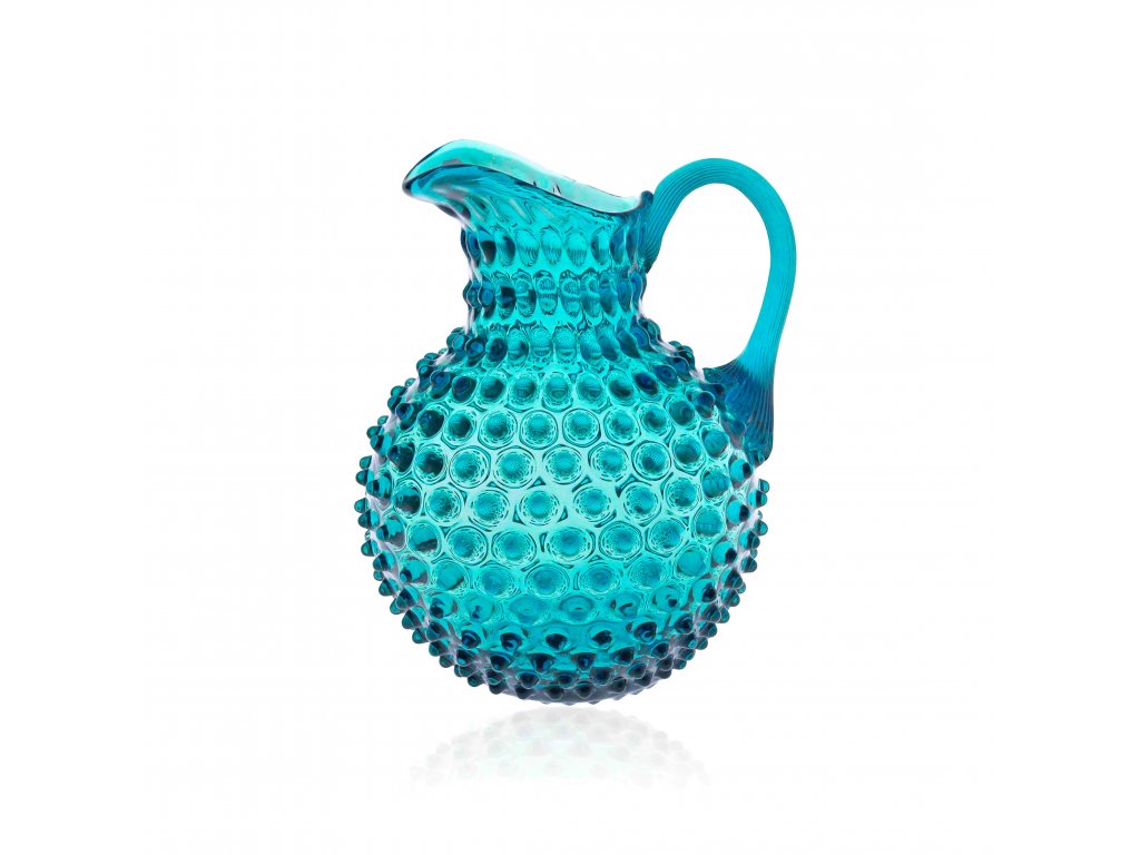 Aquamarine Hobnail Jug