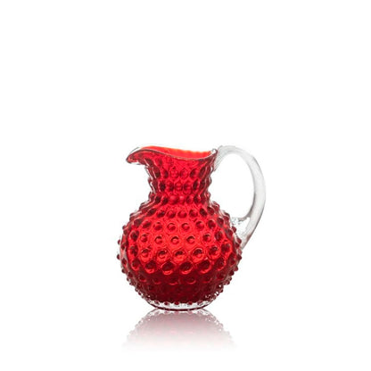 Underlay Garnet Hobnail Jug 1L