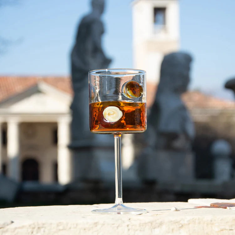 Mezzo & Mezzo Bolla Amber Goblet
