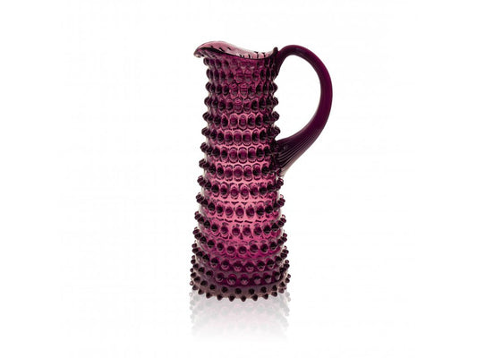 Violet Hobnail Jug Tall