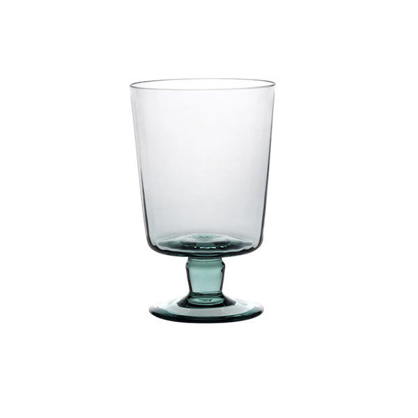 Set of 6 Plissè Acquamarina Stem Glasses