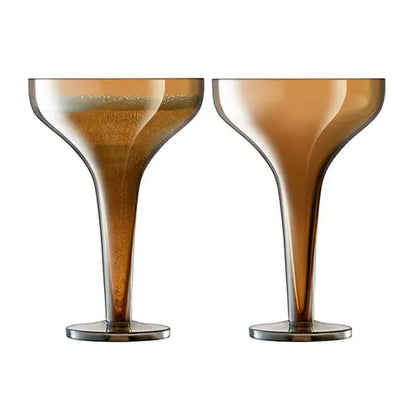 Epoque Champagne Glass Saucer 150ml Lustre 2pcs