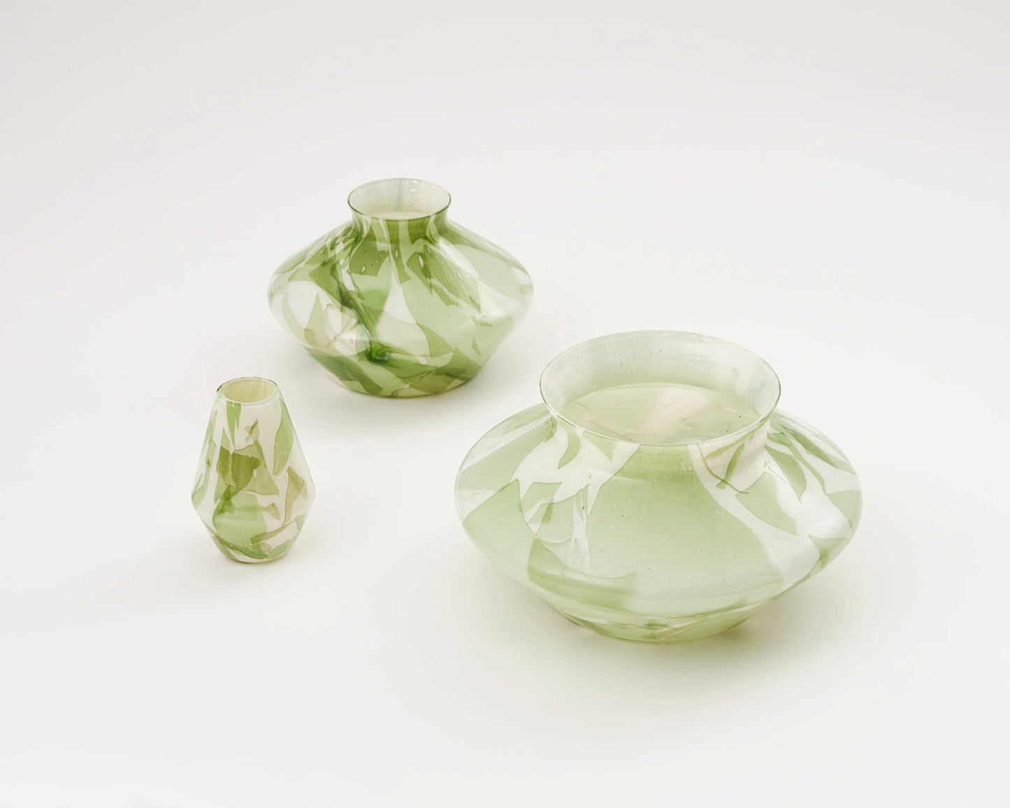 Variopinto Trio of Vases