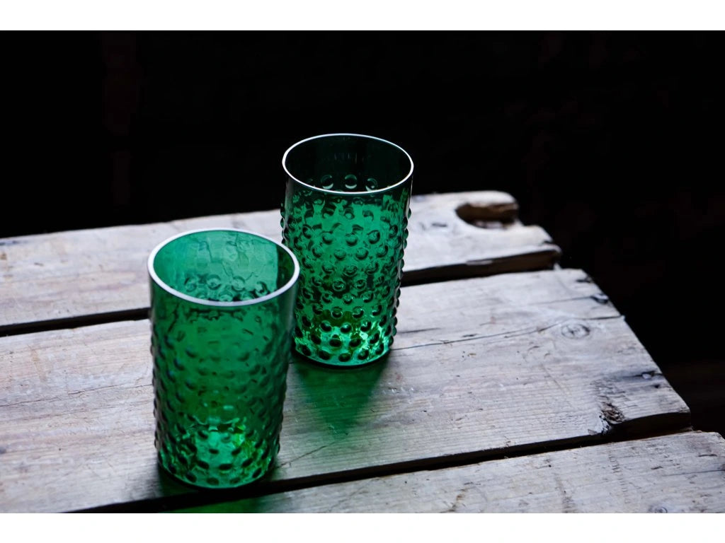 Dark Green Hobnail Tumbler