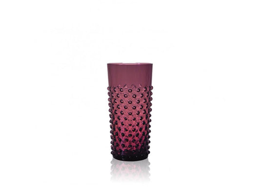 Violet Hobnail Tumblers Large