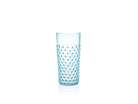 Underlay Aquamarine Hobnail Tumblers Large