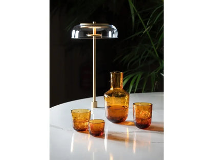 Amber Crust Drinking Glasses