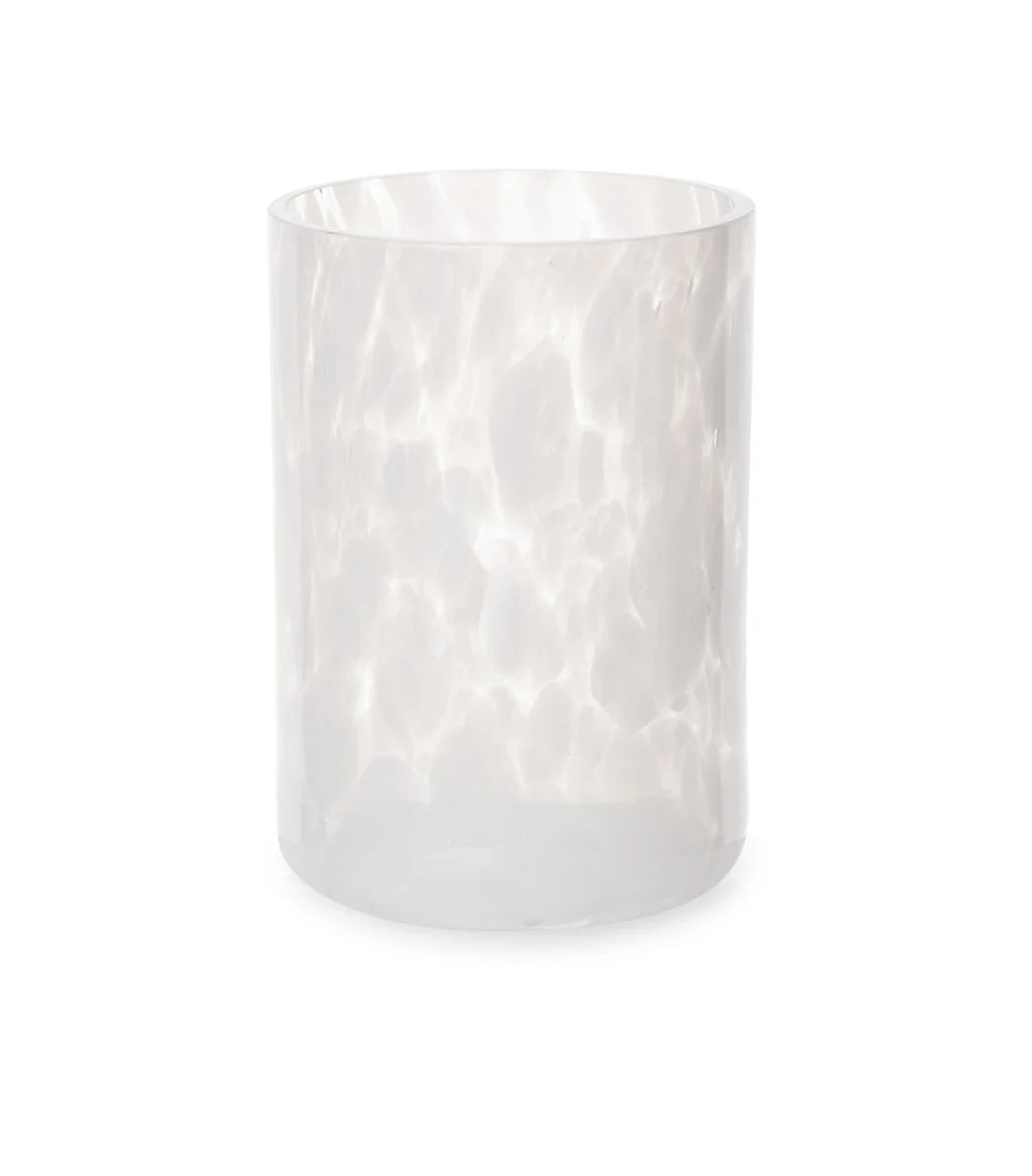 Set of 2 Opaline white Tumblers