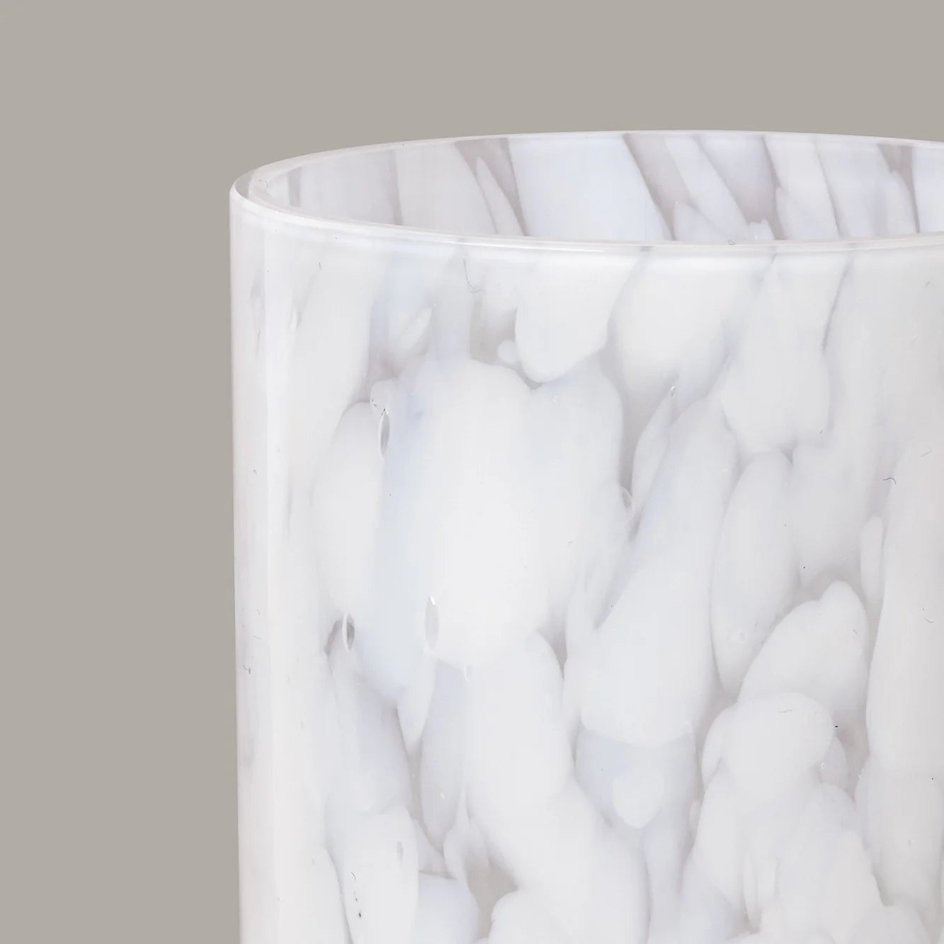 Set of 2 Opaline white Tumblers
