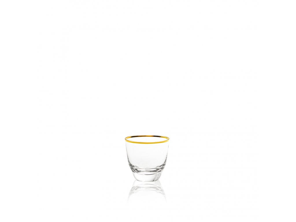 SHADOWS GOLDEN LUX Espresso Glass Cup