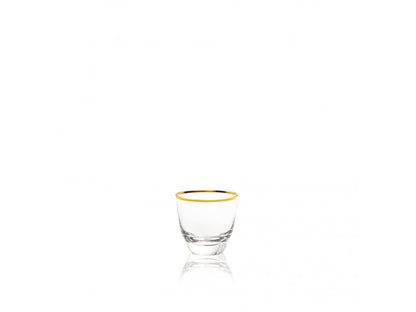 SHADOWS GOLDEN LUX Espresso Glass Cup