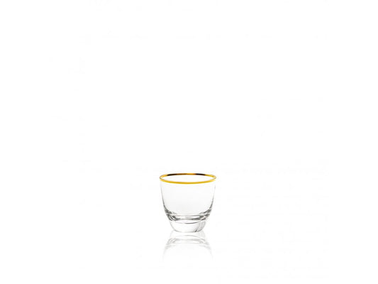 SHADOWS GOLDEN LUX Espresso Glass Cup