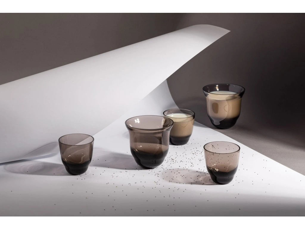 SHADOWS Espresso Glass Cup in Midnight Grey