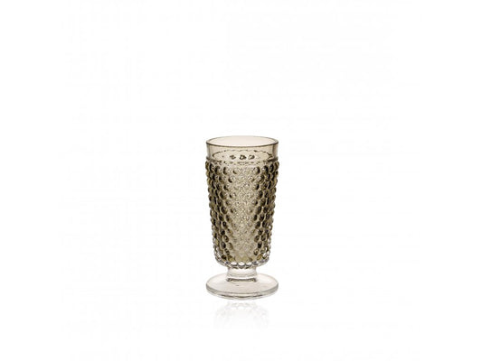 Underlay Black Smoke Hobnail Goblet