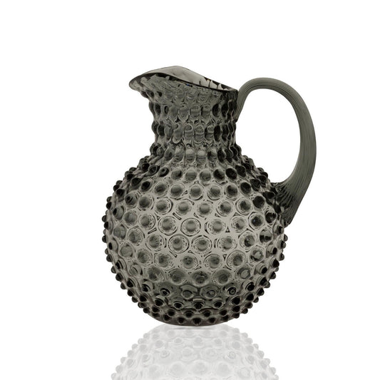 Grey Smoke Hobnail Jug