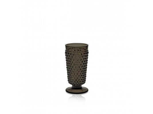 Black Smoke Hobnail Goblet