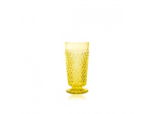 Citrine Hobnail Goblet