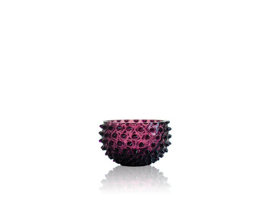 Violet Hobnail Bowl Small