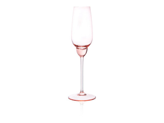 SHADOWS Champagne Glass in Suede Pink