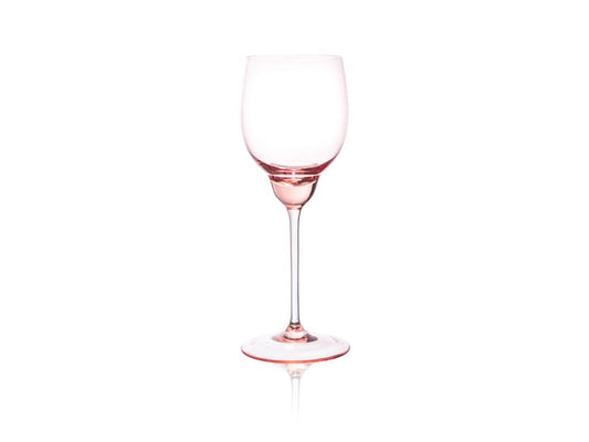 SHADOWS White Wine Glass in Suede Pink