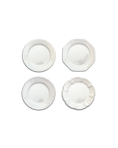 L&G White Dessert Plates (X4)