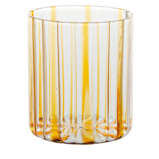 Amber Stripes Glass