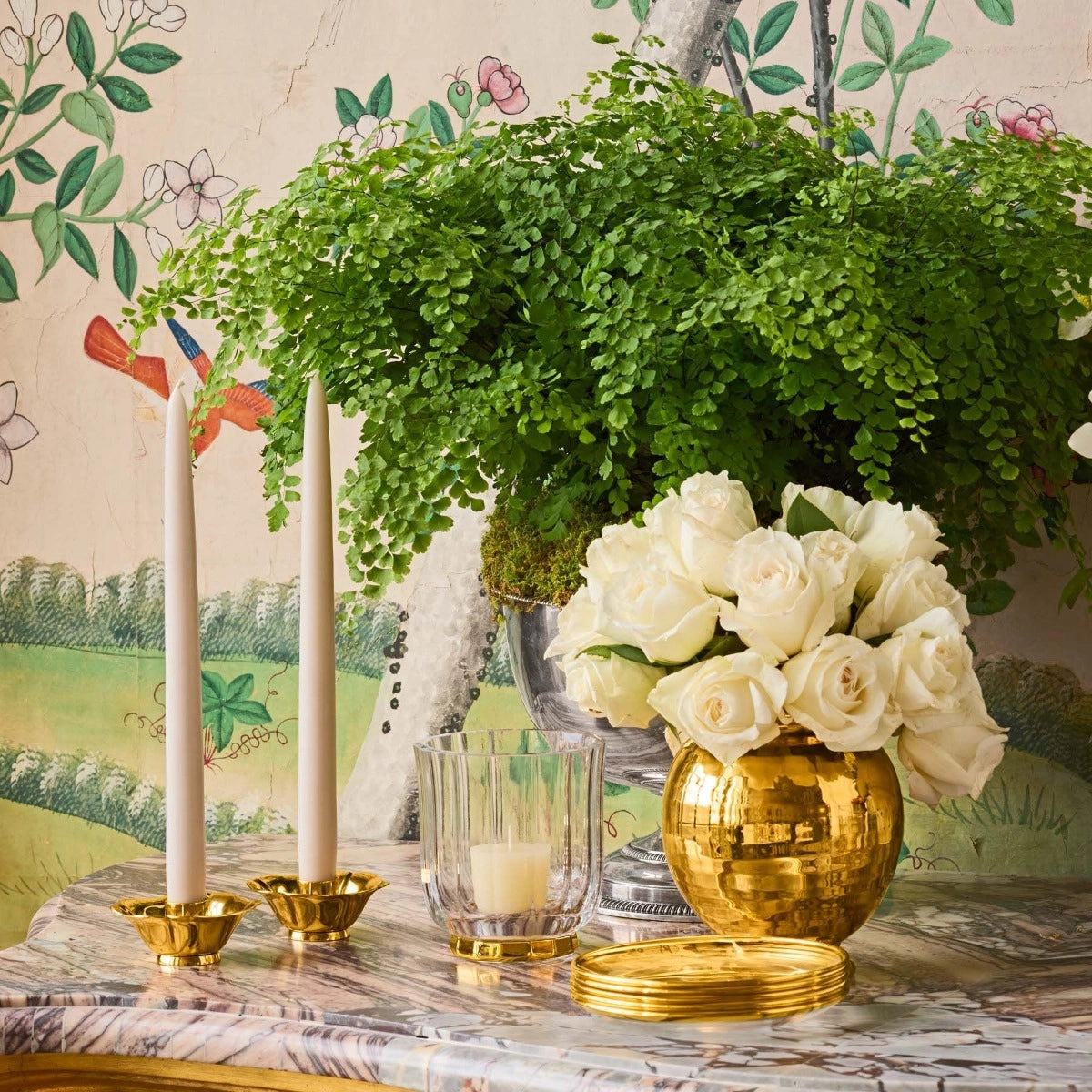 Delmara Crystal Votive Holder
