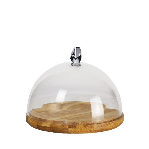 Round Dome & Wooden Base 01 L