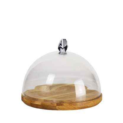 Round Dome & Wooden Base 01 L