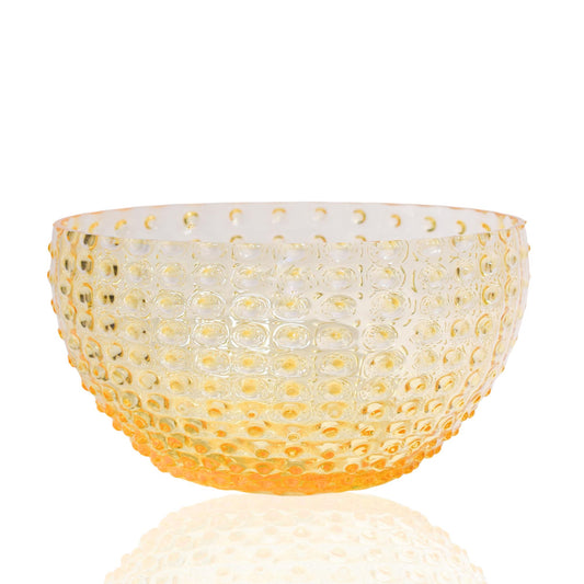 Hobnail Large Bowl 24 cm Citron