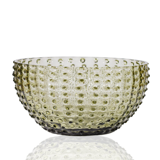 Hobnail Large Bowl 24 cm Olivegreen