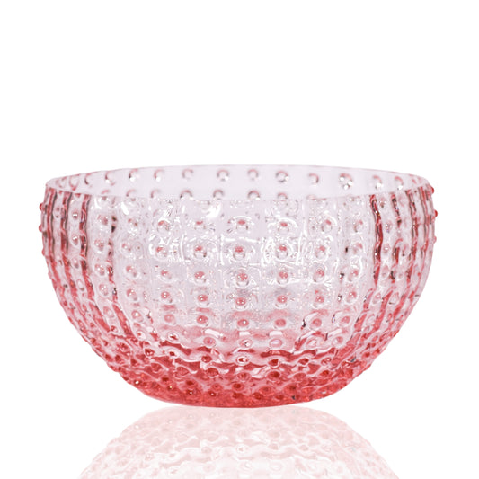 Hobnail Large Bowl 24 cm Rosa