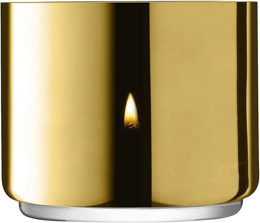 Chevron Tealight Holder Gold Set of 4