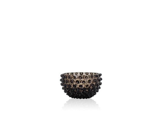 Black Smoke Hobnail Bowl Small