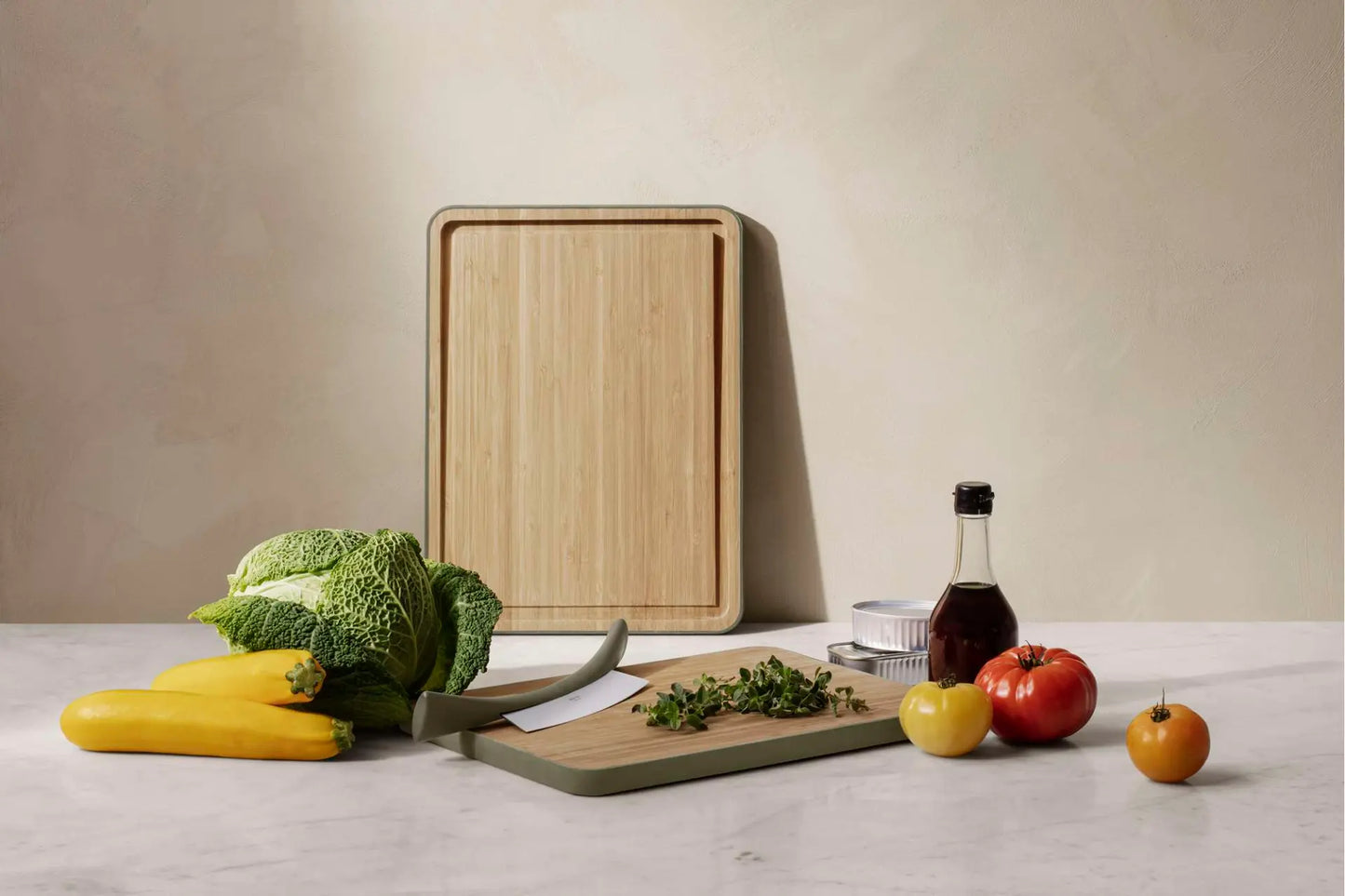 Bamboo Cutting Board Green Tool
