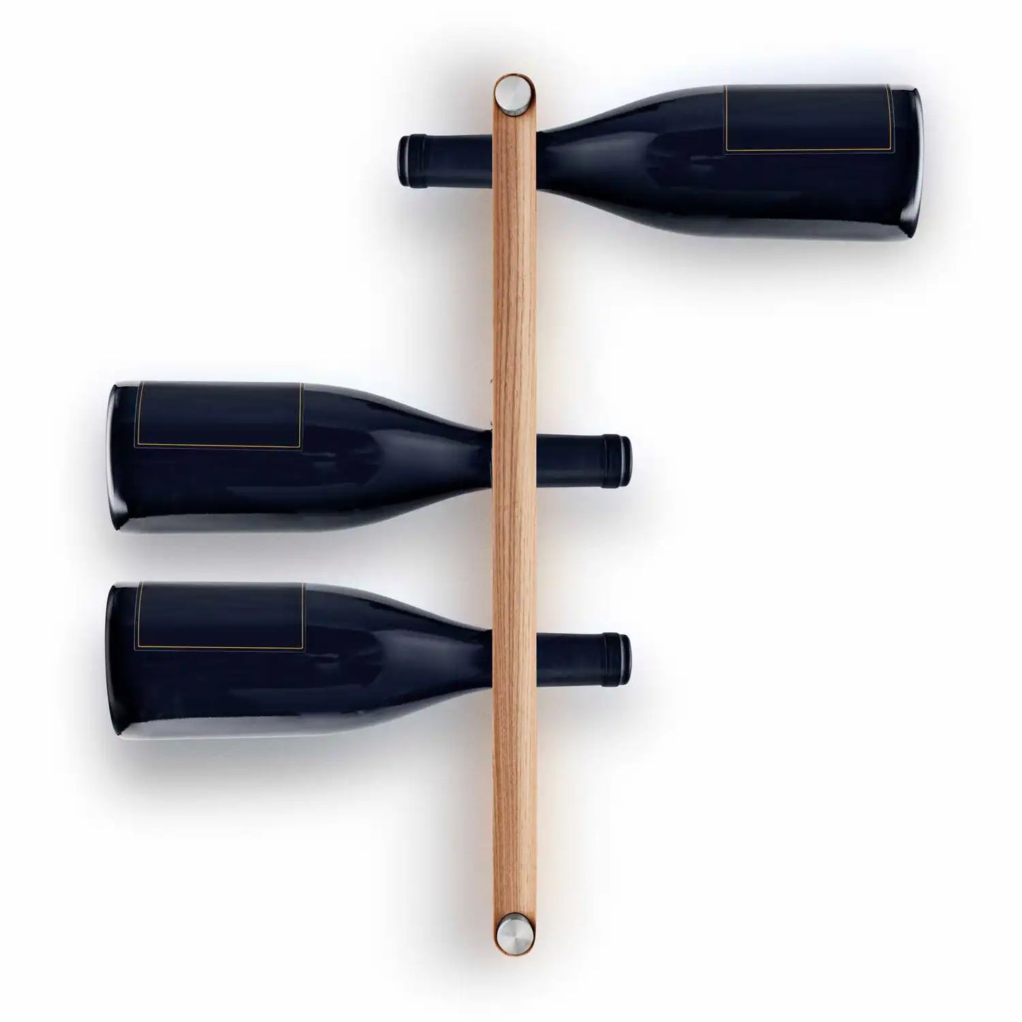 Hanging wine rack Oak Nordic kitchen