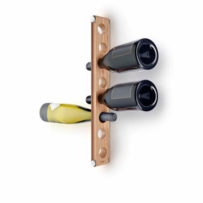 Hanging wine rack Oak Nordic kitchen