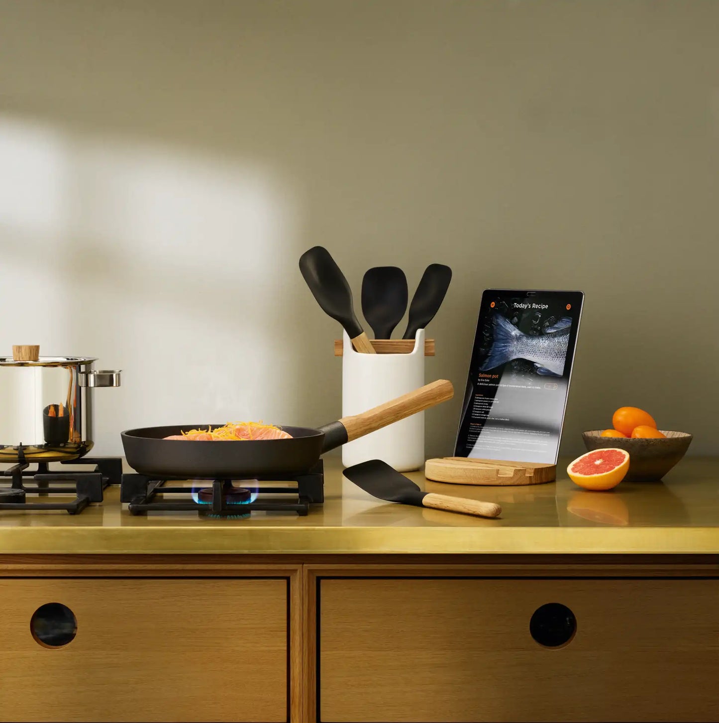 Nordic kitchen serving spoon small