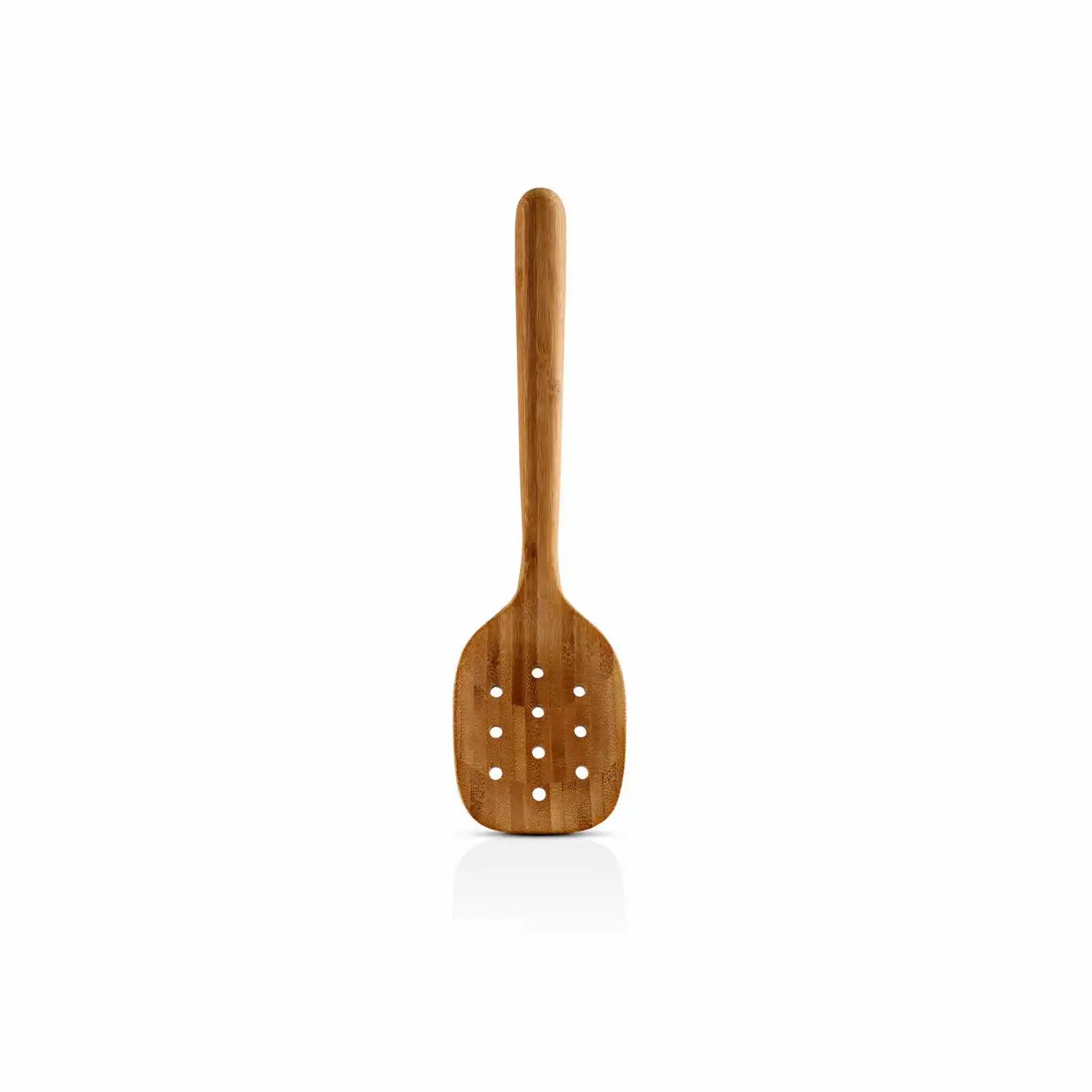 Nordic kitchen Perforated ladle carbonized bamboo